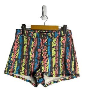 Ziggy.Denim Women's Multicolored High Waisted Mini Denim Shorts Sz 30